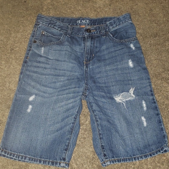 ripped denim shorts boys